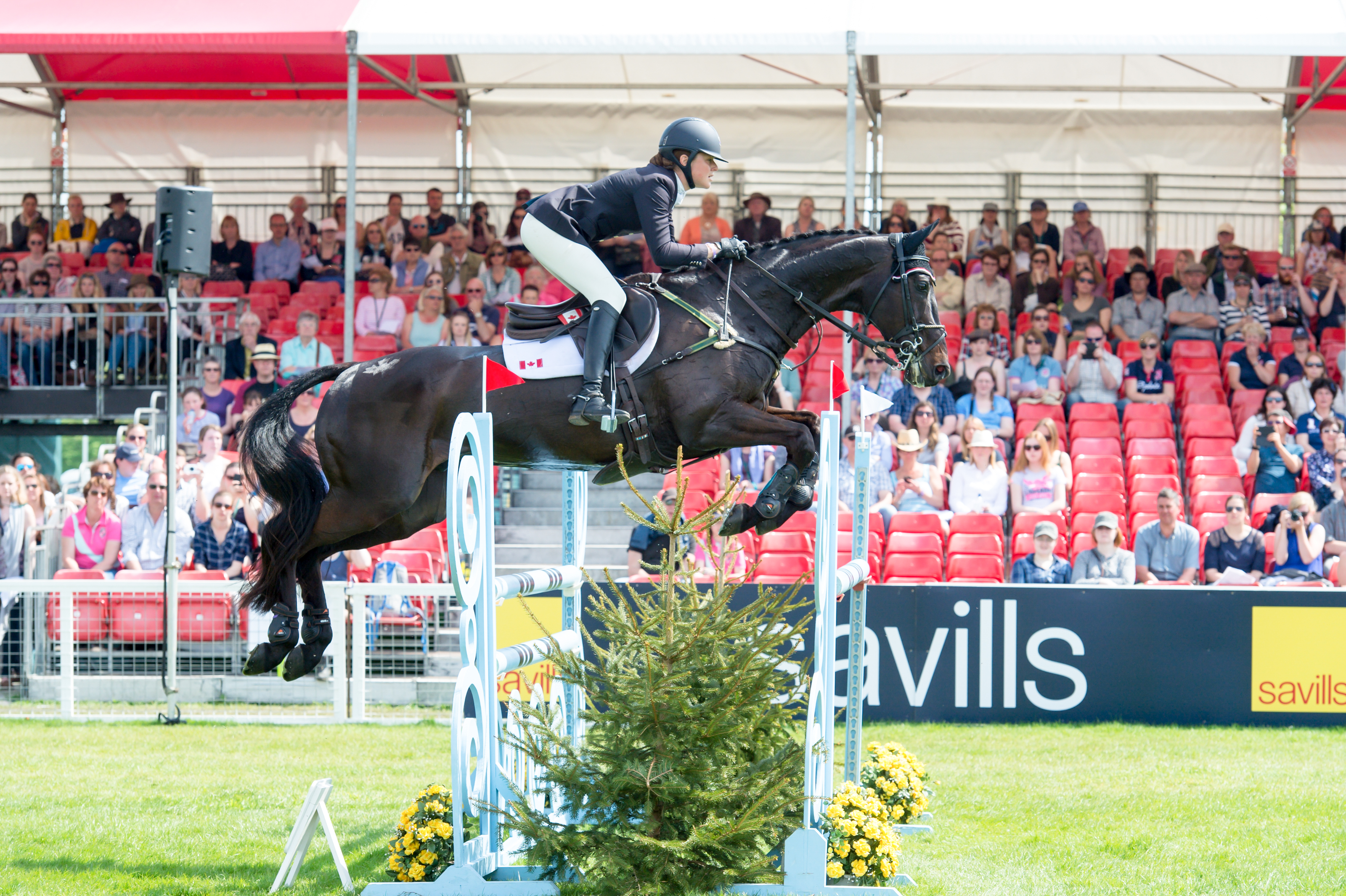 Kathryn Robinson of Canada riding Let it Bee