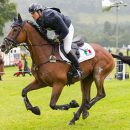 Giovanni Ugolotti of Italy riding Oplitas taking part in the Cross Country Phase of the Longines FEI European Eventing Championships 2015 at Blair Castle, Blair Atholl, Perthshire, Scotland on Saturday 12th Sept 2015