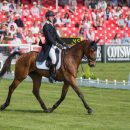 Giovanni Ugolotti of italy riding Oplitas taking part in the Dressage phase of the Mitsubishi Motors Horse Trials 2016
