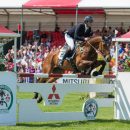 Giovanni Ugolotti of italy riding Oplitas taking part in the Show Jumping phase of the Mitsubishi Motors Horse Trials 2016