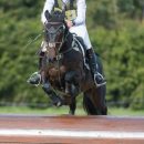 Giovanni Ugolotti (ITA) riding Pro Joe taking part in the cross country phase of the Barefoot Estates Burnham Market International Horse Trials