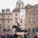 Kathryn Robinson of Canada riding Let it Bee taking part in the Cross Country phase of the Mitsubishi Motors Horse Trials 2016
