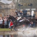 Kathryn Robinson of Canada riding Let it Bee taking part in the Cross Country phase of the Mitsubishi Motors Horse Trials 2016