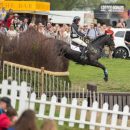 Kathryn Robinson of Canada riding Let it Bee taking part in the Cross Country phase of the Mitsubishi Motors Horse Trials 2016
