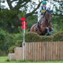 Kathryn Robinson (CAN) riding Cooley Eclipse taking part in the cross country phase of the CCI 3 Star