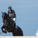 taking part in the cross country phase of the Barefoot Estates Burnham Market International Horse Trials