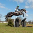 Kathryn Robinson (CAN) riding Let It Bee taking part in the Cross Country phase of the Bede events Advanced