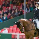 Giovanni Ugolotti (ITA) riding Stilo Kontika taking part in the dressage phase of the Mitsubishi Motors Badminton Horse trials 2015