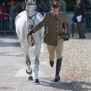 GIOVANNI UGOLOTTI (ITA) AND CULT REWIND AT THE FIRST HORSE INSPECTION OF THE 2018 MITSUBISHI MOTORS BADMINTON HORSE TRIALS Giovanni Ugolotti & Cult Rewind, Badminton 2018, © Trevor Holt