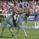 GIOVANNI UGOLOTTI (ITA) RIDING CULT REWIND IN THE DRESSAGE PHASE OF THE 2018 MITSUBISHI MOTORS BADMINTON HORSE TRIALS Giovanni Ugolotti & Cult Rewind, Badminton 2018, © Trevor Holt