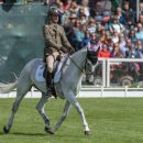 GIOVANNI UGOLOTTI (ITA) RIDING CULT REWIND IN THE DRESSAGE PHASE OF THE 2018 MITSUBISHI MOTORS BADMINTON HORSE TRIALS Giovanni Ugolotti & Cult Rewind, Badminton 2018, © Trevor Holt