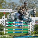 GIOVANNI UGOLOTTI (ITA) RIDING CULT REWIND IN THE SHOWJUMPING PHASE OF THE 2018 MITSUBISHI MOTORS BADMINTON HORSE TRIALS Giovanni Ugolotti & Cult Rewind, Badminton 2018, © Trevor Holt