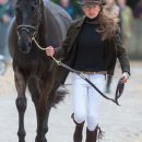 Kathryn Robinson (CAN) and Let it Bee at the first Horse Inspection of the 2017 Mitsubishi Motors Badminton Horse Trials Kathryn & Let it Bee, 2017 Mitsubishi Motors Badminton © Trevor Holt
