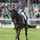 Kathryn Robinson (CAN) riding Let it Bee in the Dressage phase of the 2017 Mitsubishi Motors Badminton Horse Trials Kathryn & Let it Bee, 2017 Mitsubishi Motors Badminton © Trevor Holt