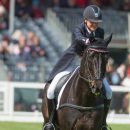 Kathryn Robinson (CAN) riding Let it Bee in the Dressage phase of the 2017 Mitsubishi Motors Badminton Horse Trials Kathryn & Let it Bee, 2017 Mitsubishi Motors Badminton © Trevor Holt