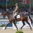 Giovanni Ugolotti (ITA) and Note Worthy taking part in the dressage phase of the 2019 Longines FEI Eventing European Championships Giovanni Ugolotti & Note Worthy, dressage phase EU-CH Luhmuhlen © Trevor Holt