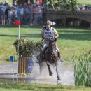 Giovanni Ugolotti (ITA) and Note Worthy taking competing in the cross country phase of the 2019 Longines FEI Eventing European Championships Giovanni Ugolotti & Note Worthy, cross country phase EU-CH Luhmuhlen © Trevor Holt