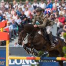 Giovanni Ugolotti (ITA) and Note Worthy competing in the Show Jumping phase of the 2019 Longines FEI Eventing European Championships Giovanni Ugolotti & Note Worthy, showjumping phase EU-CH Luhmuhlen © Trevor Holt