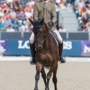 Giovanni Ugolotti (ITA) and Note Worthy taking part in the dressage phase of the 2019 Longines FEI Eventing European Championships Giovanni Ugolotti & Note Worthy, dressage phase EU-CH Luhmuhlen © Trevor Holt