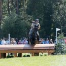 Giovanni Ugolotti (ITA) and Note Worthy taking competing in the cross country phase of the 2019 Longines FEI Eventing European Championships Giovanni Ugolotti & Note Worthy, cross country phase EU-CH Luhmuhlen © Trevor Holt