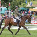 GIOVANNI UGOLOTTI AND DUKE OF CHAMPIONS TAKING PART IN THE DRESSAGE PHASE OF THE CCI 4*-S COMPETITION AT THE 2022 BRAMHAM INTERNATIONAL HORSE TRIALS Giovanni Ugolotti & Duke of Champions, Bramham © Trevor Holt