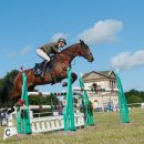 GIOVANNI UGOLOTTI AND LARK ABOUT TAKING PART IN THE JUMPING PHASE OF THE CCIO4*-NC-S NATIONS CUP AT THE 2022 HOUGHTON INTERNATIONAL HORSE TRIALS Giovanni Ugolotti & Lark About, Houghton © Trevor Holt